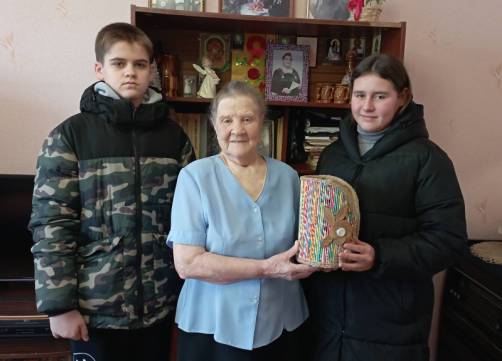 Встреча с тружениками тыла, детьми войны.